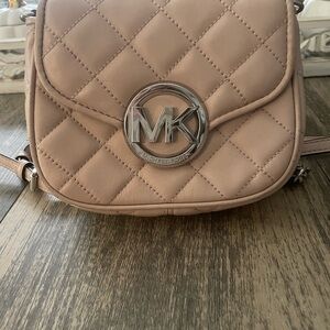 Michael Kors Blush Quilted Crossbody Bag